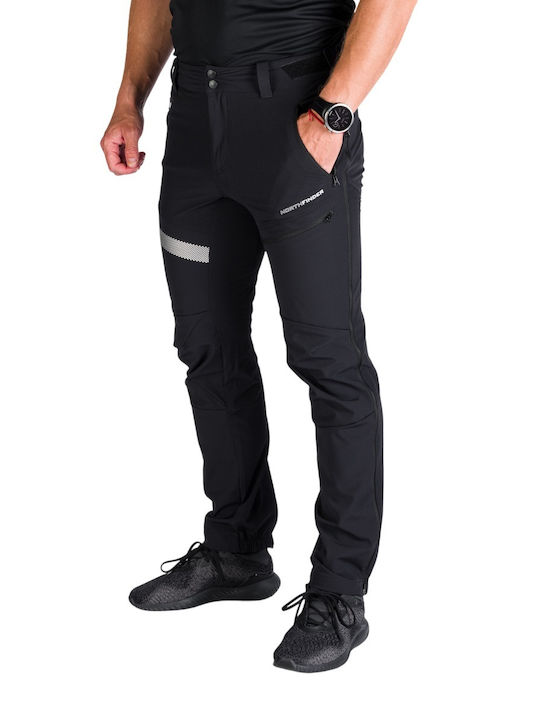 Northfinder Pantaloni lungi de drumeție pentru bărbați Negri