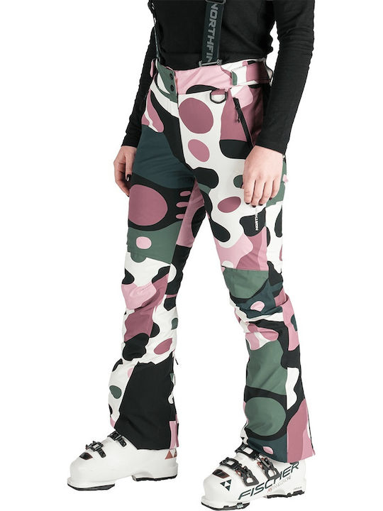 Northfinder 108425-638-101 Pantaloni de Schi și Snowboard Multicolori Pentru Femei