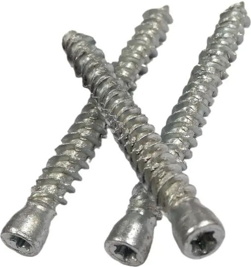 Cement Bolt Torx with Diameter M7.5 and Length 132mm 100 Pieces Buldex TSIX-75-132