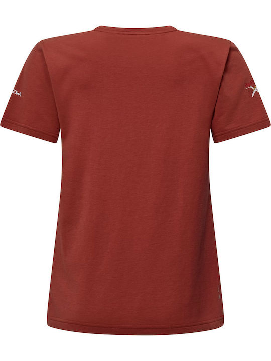 Xalps Tricou Damă Uscare Rapidă Roșu