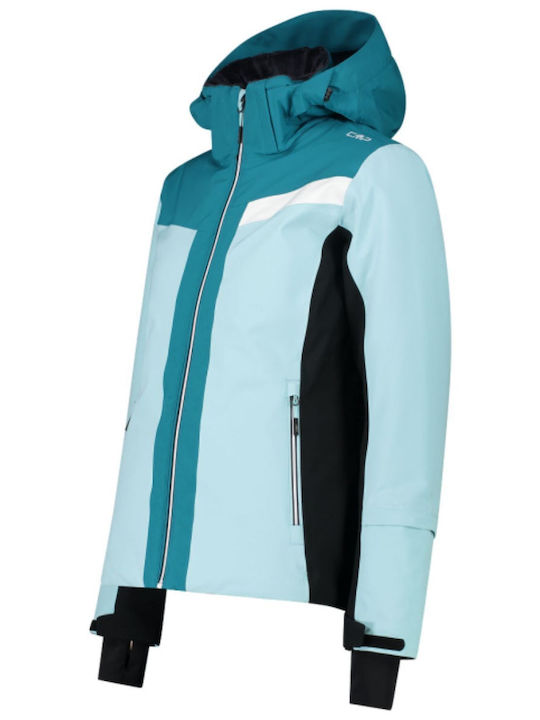 CMP 34W4526-E309 Geacă pentru femei pentru schi și snowboard Turcoaz
