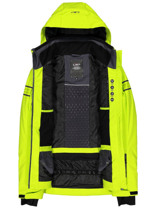 CMP 34W4647-E112 Ανδρικό Μπουφάν Soft Shell για Σκι & Snowboard Πράσινο