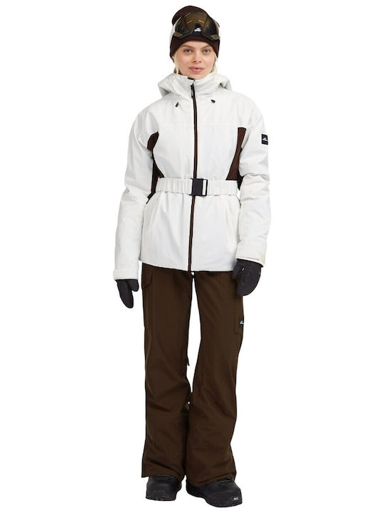 O'Neill 1500132-41010 Geacă Pentru Femei Pentru Ski & Snowboard Albă