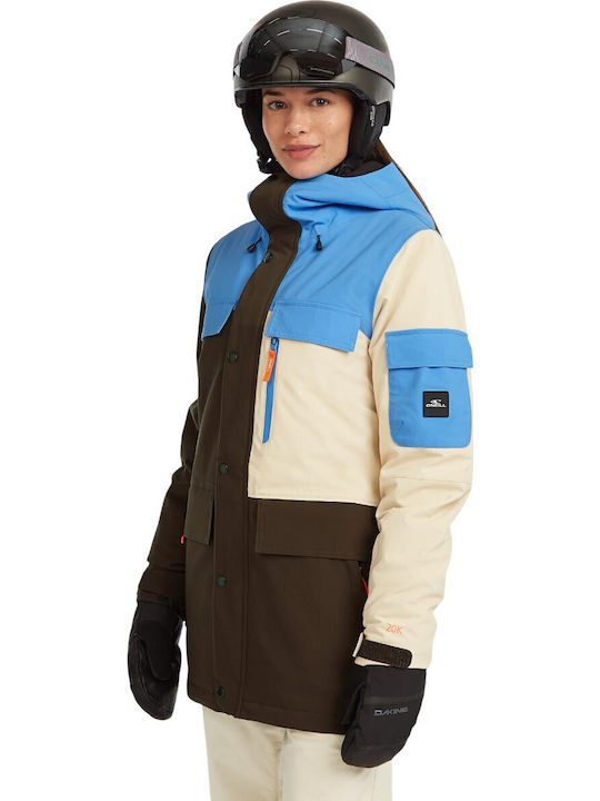 O'Neill 1500129-45090 Jachetă Pentru Femei Pentru Ski și Snowboard Maro