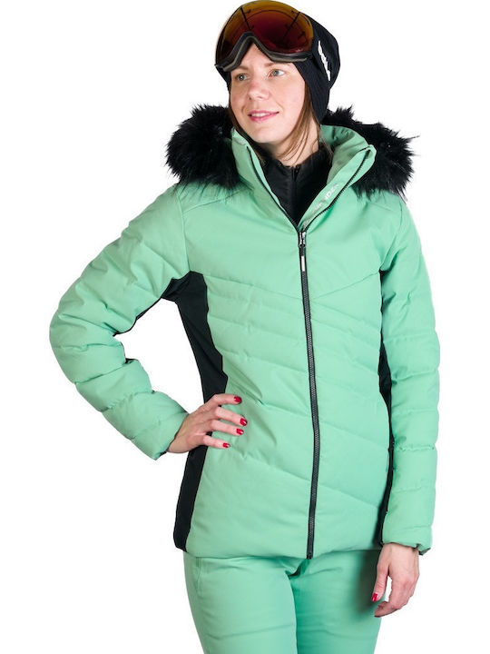 Northfinder 108038-807-101 Γυναικείο Μπουφάν για Σκι & Snowboard Πράσινο