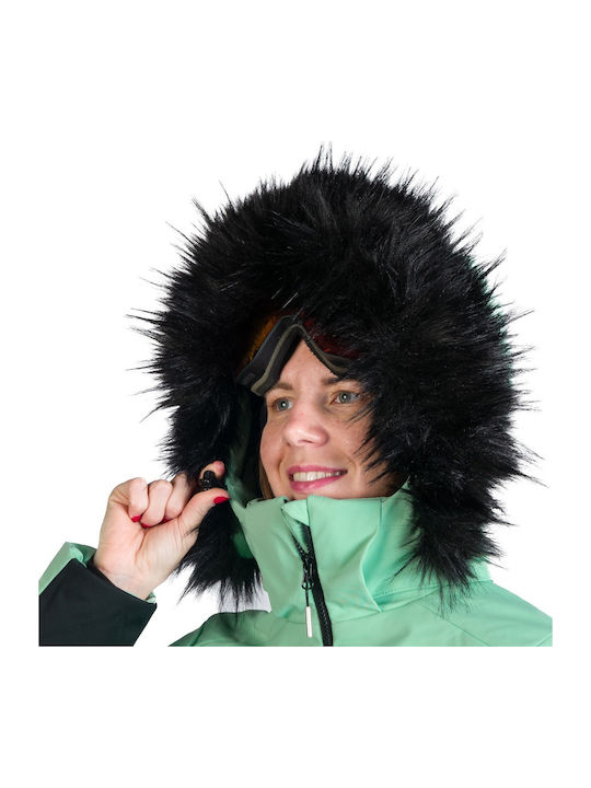 Northfinder 108038-807-101 Γυναικείο Μπουφάν για Σκι & Snowboard Πράσινο