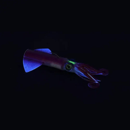 JLC Xipi Evo Squid Jigs Fluorescent 17cm Real Brown