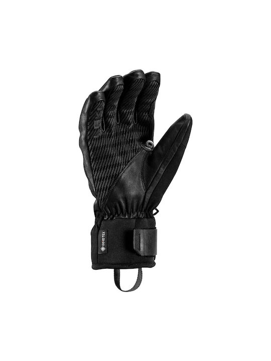 Leki Mănuși de schi și snowboard pentru bărbați cu Membrană Gore-Tex Negre