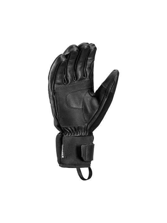 Leki Mănuși de schi și snowboard pentru bărbați Negre