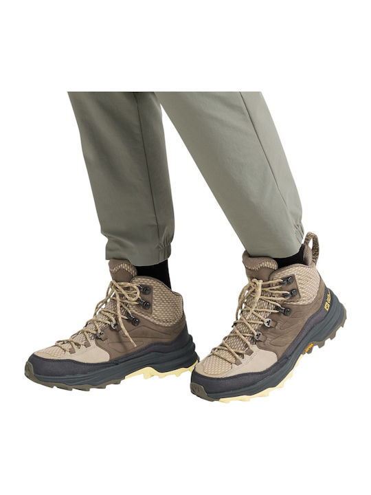Jack Wolfskin Ghete de drumeție pentru femei Impermeabile Bej