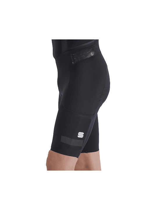 Sportful Pantaloni De Ciclism Pentru Bărbați Cu Bretele Negri