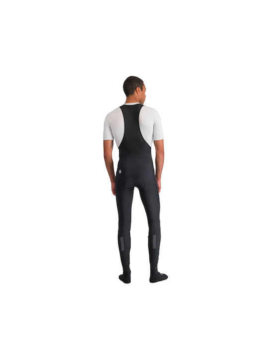 Sportful Pantaloni De Ciclism Impermeabili Pentru Bărbați Cu Bretele Negri