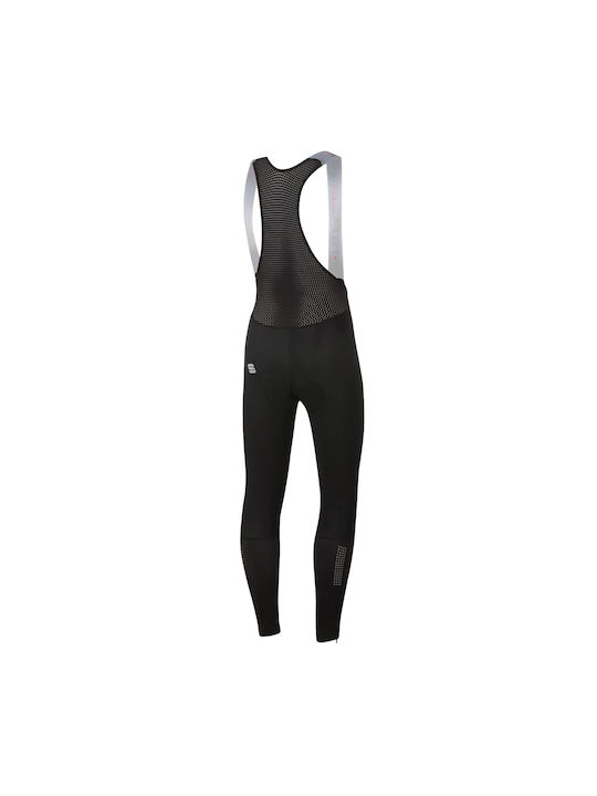 Sportful Pantaloni De Ciclism Pentru Femei Cu Bretele Impermeabili Negri