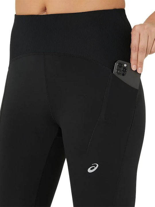 Road Winter Running Women's High Waist Black Leggings