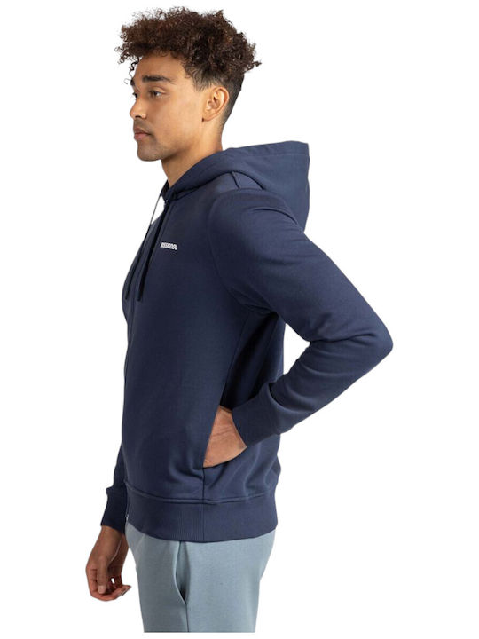 Herren Sweatshirt mit Kapuze Blau