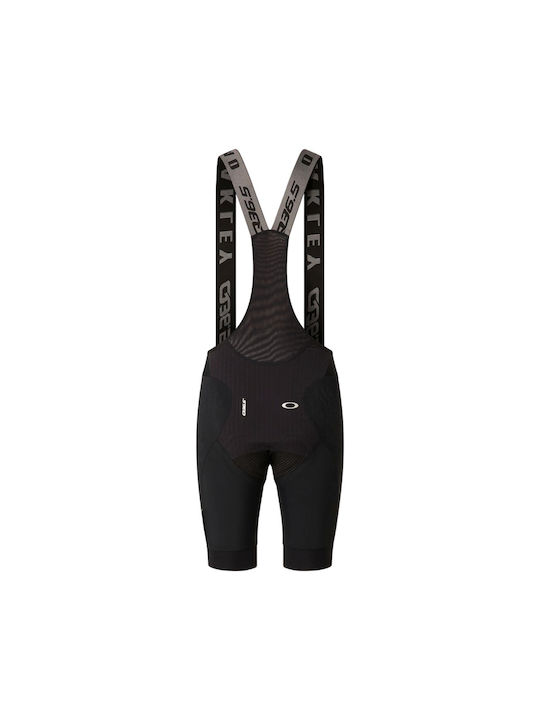 Oakley Pantaloni De Ciclism Pentru Bărbați Cu Bretele Negri