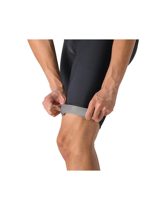 Castelli Pantaloni De Ciclism Pentru Bărbați Cu Bretele Negri