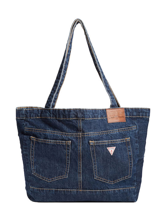Fabric Women's Tote Bag Blue