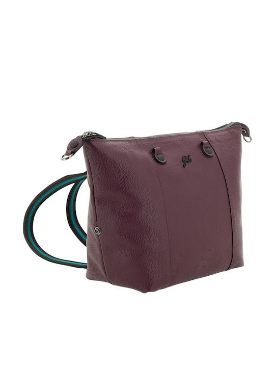 G3 Plus Size F/W 26-27 Leather Women's Bag Shopper Backpack Purple