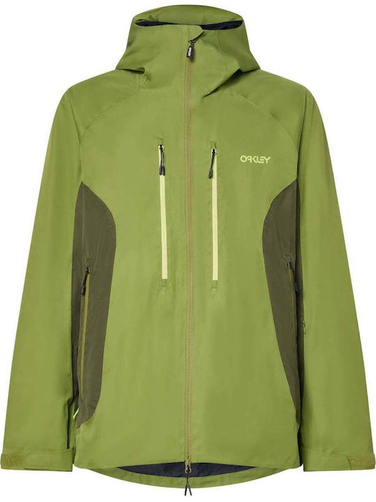 Oakley FOA406106-70N Jachetă Pentru Bărbați Pentru Schi & Snowboard Verde