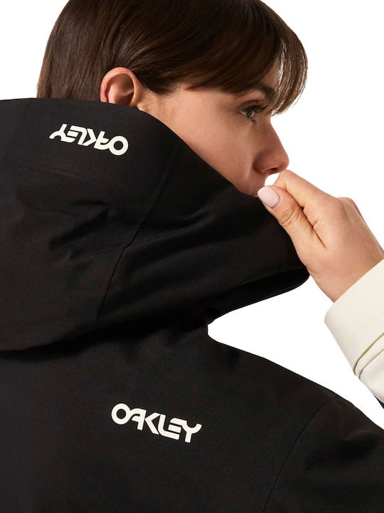 Oakley FOA500471-9WI Jachetă Pentru Femei pentru Schi și Snowboard Neagră