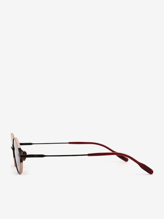 Projekt Produkt Unisex Sunglasses with Metallic Frame Black / Brown