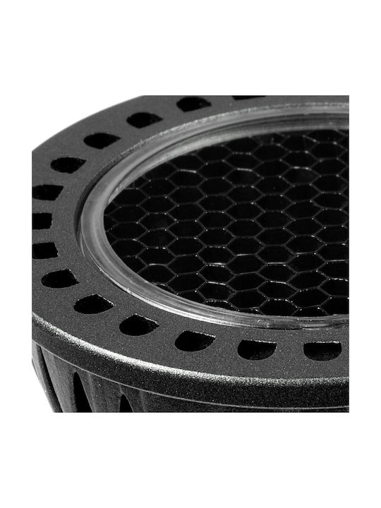 kelvo Metallic Recessed Spot with Built-in LED and Warm White Light White 5x5cm