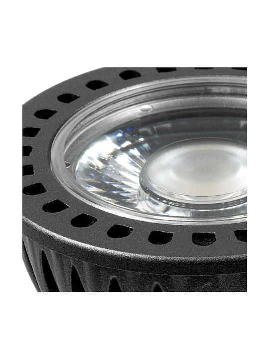 kelvo Metallic Recessed Spot with Built-in LED and Warm White Light White 5x5cm