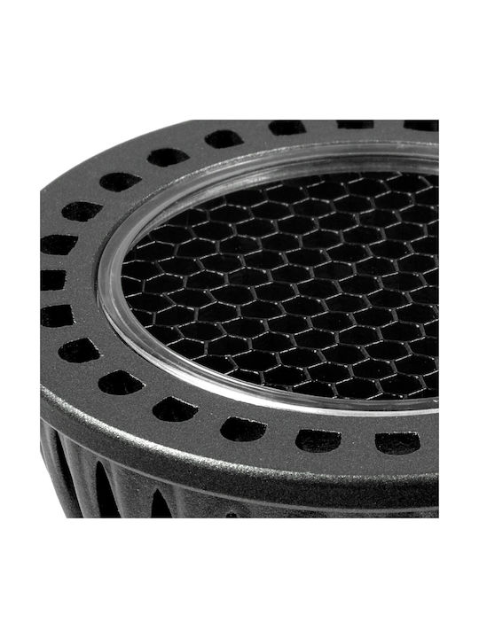 kelvo Metallic Recessed Spot with Built-in LED and Natural White Light White 5x5cm