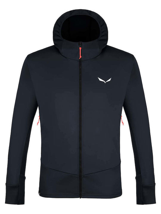 Polarlite Cardigan Bărbați Fleece Cu Glugă Albastru Marin