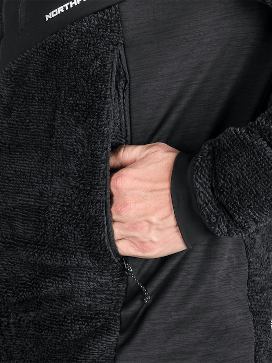 Cardigan bărbătesc Fleece Gri