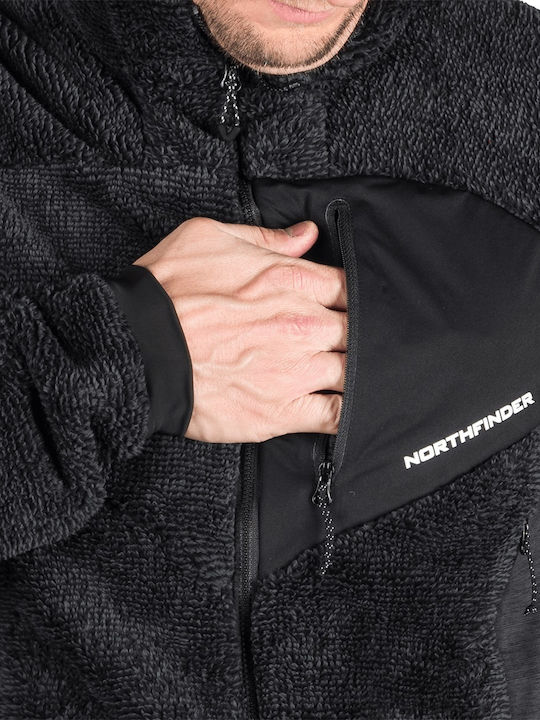 Cardigan bărbătesc Fleece Gri