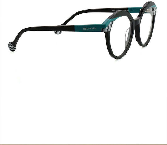 Рамка За Очилa Red Raven Optical #004 Черен Зелен Red Raven