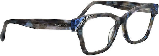 Red Raven Optische Brillengestelle #003 Blaue Rot