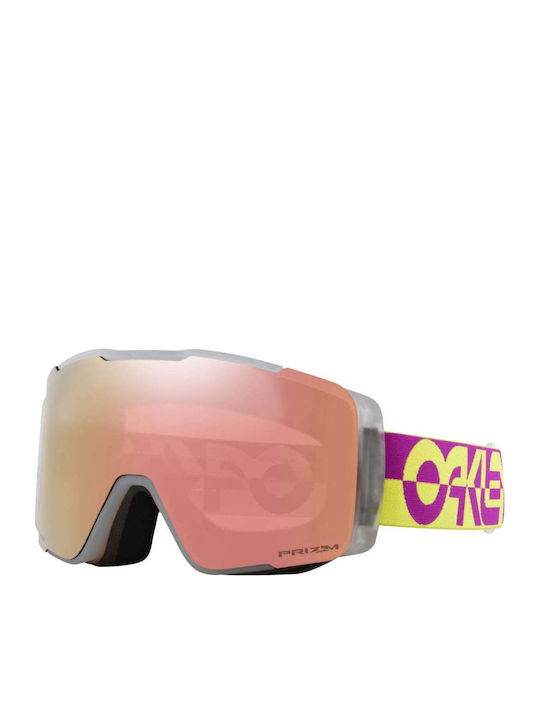 Oakley Pro M Snow Μάσκα Σκι & Snowboard Ενηλίκων Ροζ με Φακό σε Ροζ Χρώμα Oakley Pro M Snow Μάσκα Σκι & Snowboard Ενηλίκων Ροζ με Φακό σε Ροζ Χρώμα