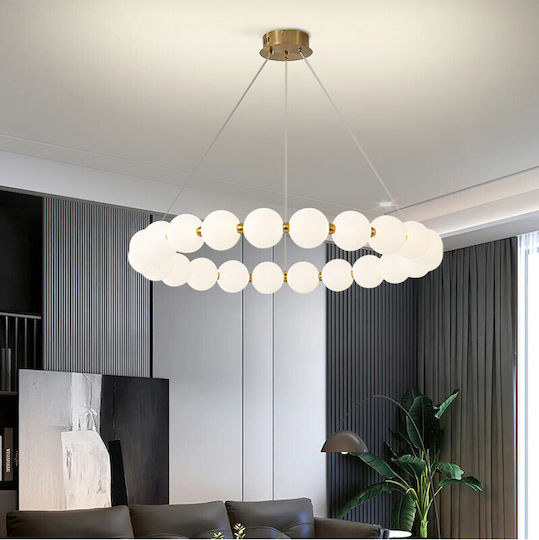 Jiju Lumini Suspendate Alb LED