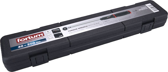 Fortum Cheie Dinamometrică Cu Pătrat 1/2" Cuplu 200-200 Nm Cu Lungime 49 Cm