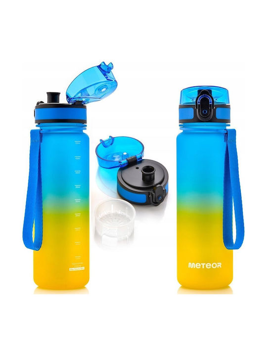 Meteor Sports Water Bottle 500ml Blue Meteor Sports Water Bottle 500ml Blue