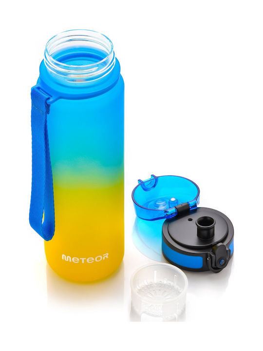 Meteor Sports Water Bottle 500ml Blue
