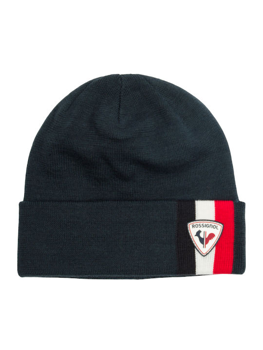 Beanie Ανδρικός Σκούφος Πλεκτός σε Navy Μπλε χρώμα