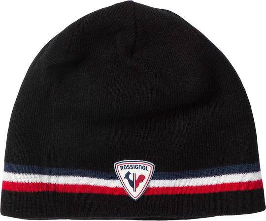 Beanie Herren Fleece Strickmütze in Schwarz