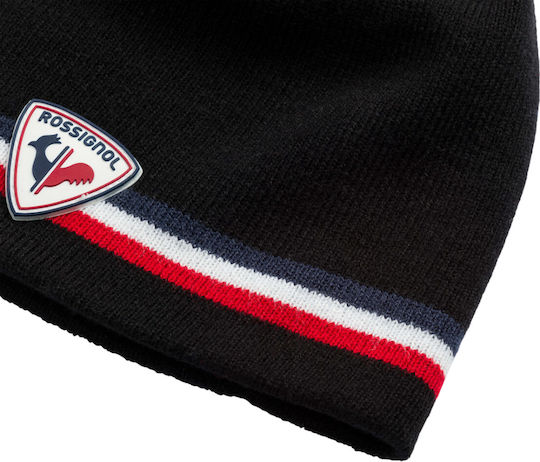 Beanie Herren Fleece Strickmütze in Schwarz
