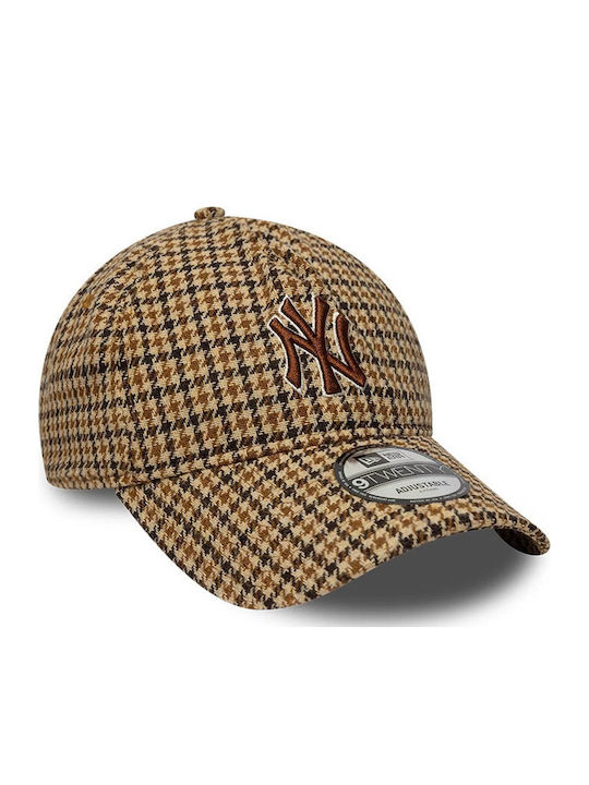 New Era MLB Check 9twenty A-Frame Kappen Strapback 60915795 Braune