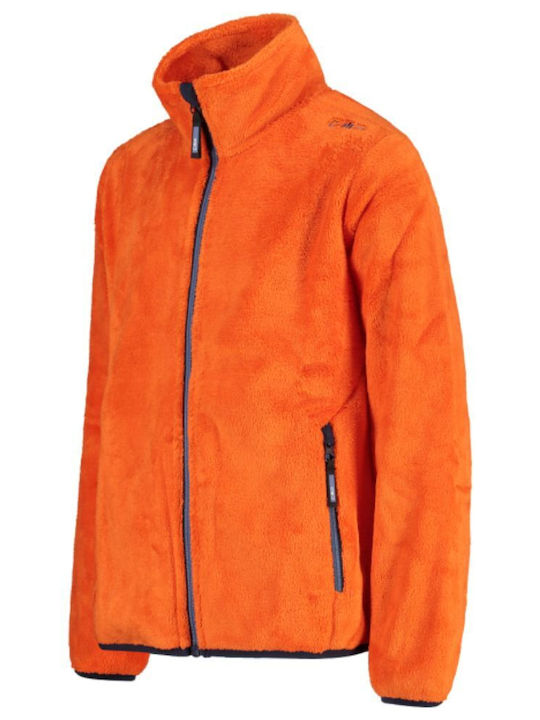Cardigan Pentru Copii Fleece Portocaliu