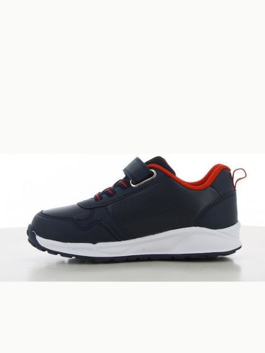 Spiderman Kids Sneakers with Hoop & Loop Closure & with Lights Black
