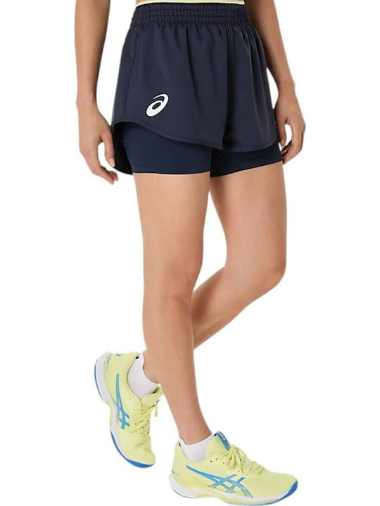 ASICS Șort pentru femei albastru Match Ss 2042A352-400