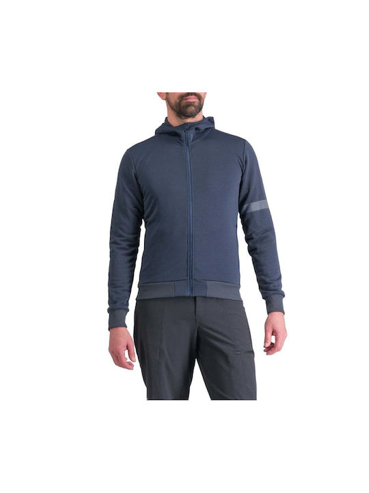 Sportful Herren Lange Ärmel Fahrradtrikot Blau