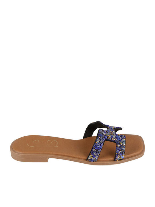 Women's Flat Sandals Blue