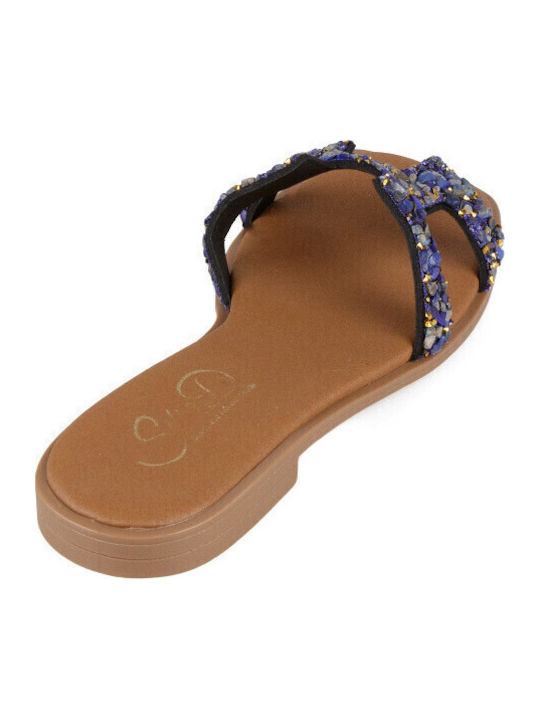 Women's Flat Sandals Blue