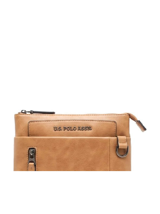 Herren Brusttasche Tabac Braun